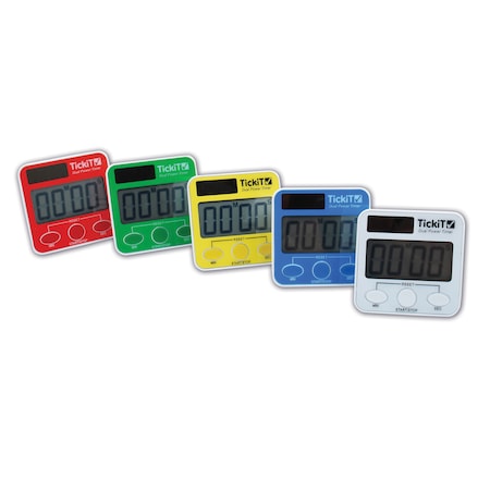 Learning Advantage TickiT Dual Power Timer, Set of 5 9500